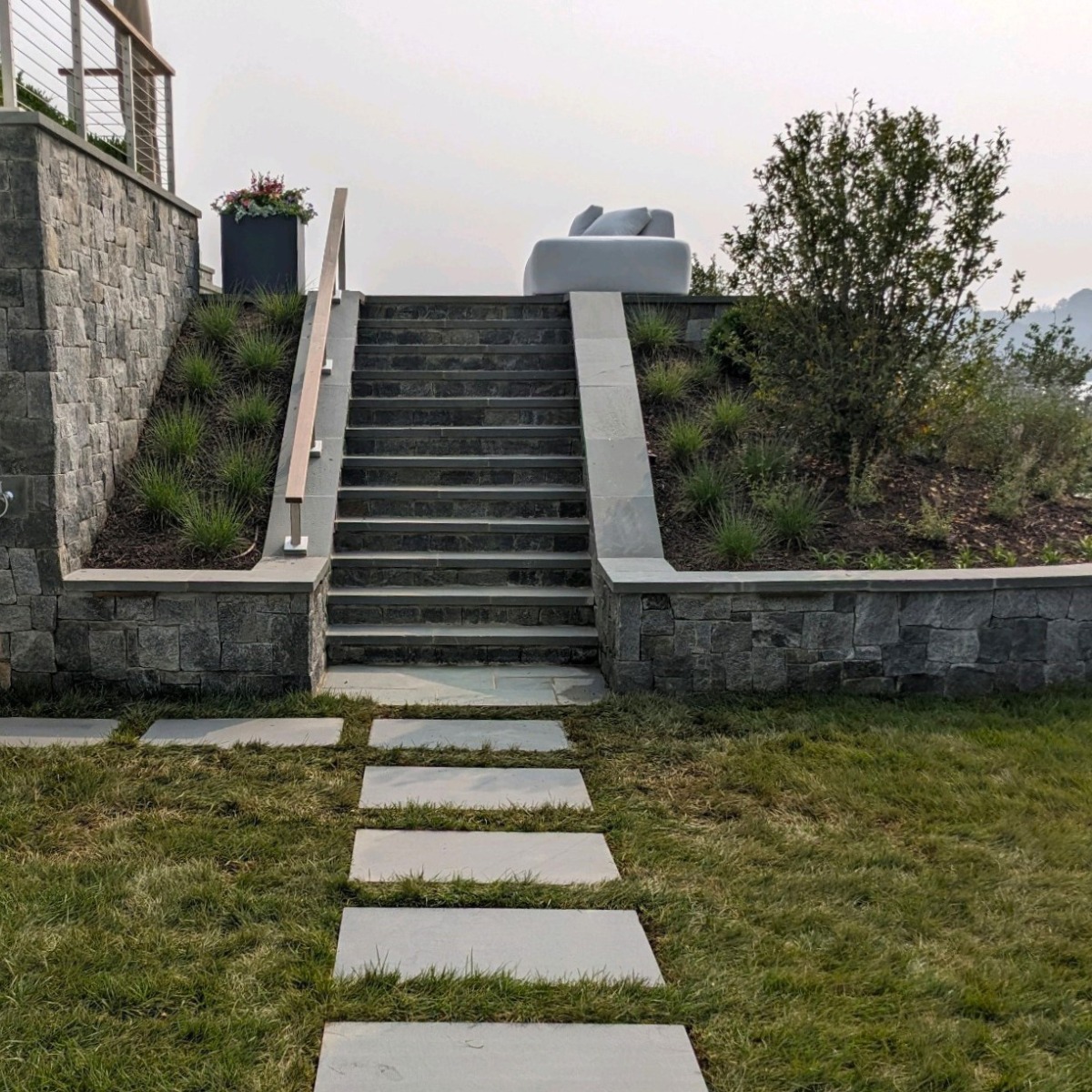 Cromwell Valley Roughly Rectangular outdoor stairs
