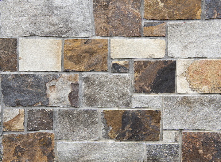 Logan Run Broadwater Roughly Rectangular Swatch from Natural Facing Real Stone Veneer