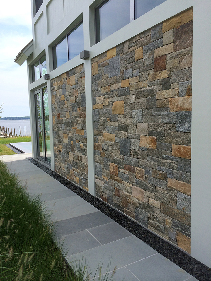 Broadwater Project, Real Stone Veneer, Natural Stone Veneer, Sawn Thin Stone Veneer