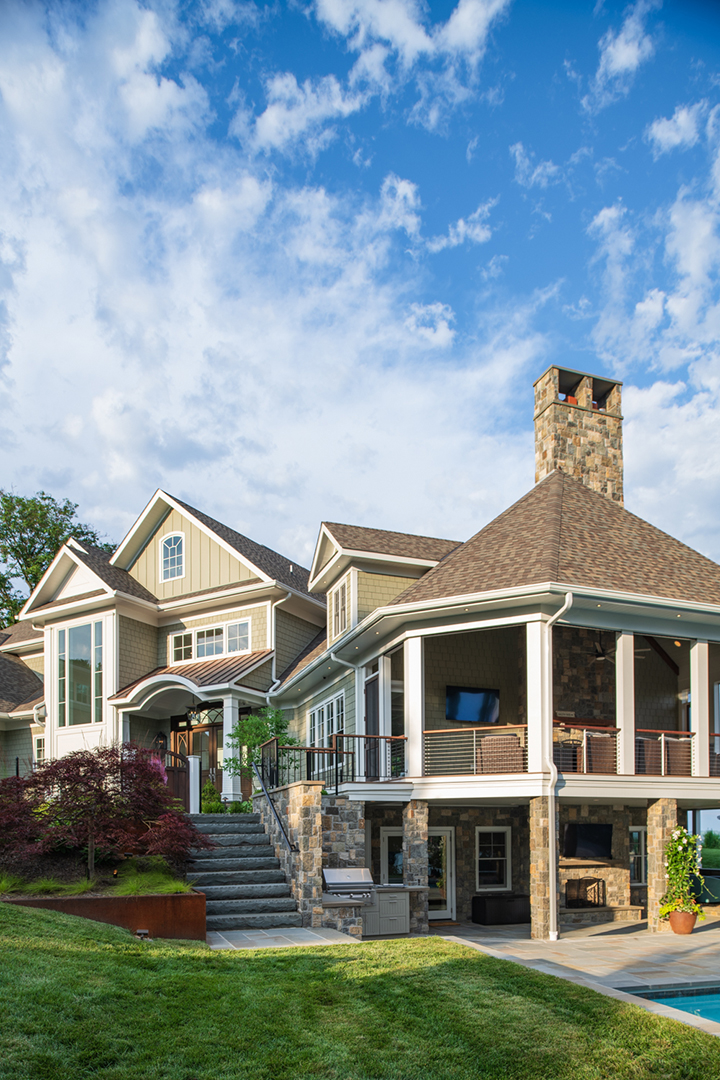 Sun Valley, Severna Park Project, Real Stone Veneer, Natural Stone Veneer, Sawn Thin Stone Veneer