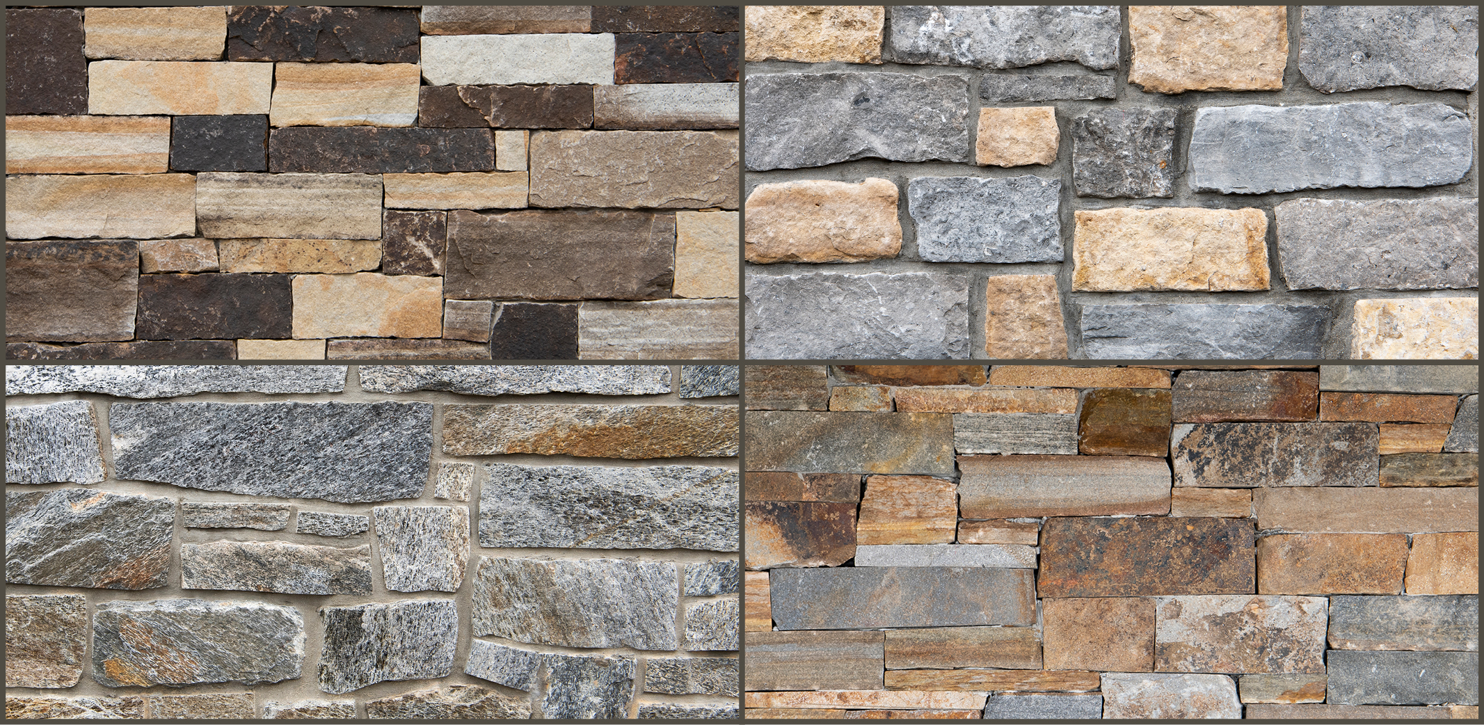 Ledgestone Stone Veneer Samples