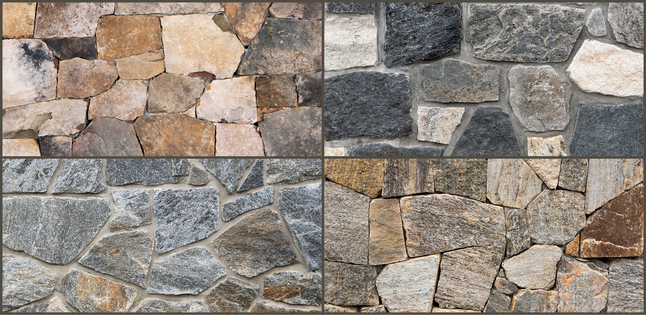 Mosaic Stone Veneer Samples