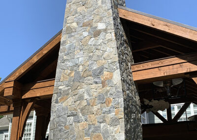 Autumn Crest, Centerville Pavillion Project, Real Stone Veneer, Natural Stone Veneer, Sawn Thin Stone Veneer