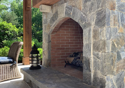 Autumn Crest, Centerville, Pavillion Project, Real Stone Veneer, Natural Stone Veneer, Sawn Thin Stone Veneer