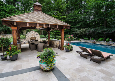 Kingston, Mosaic, Outdoor Living Project, Real Stone Veneer, Natural Stone Veneer, Sawn Thin Stone Veneer