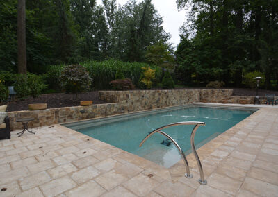 Kingston Pool Walls Project, Real Stone Veneer, Natural Stone Veneer, Sawn Thin Stone Veneer