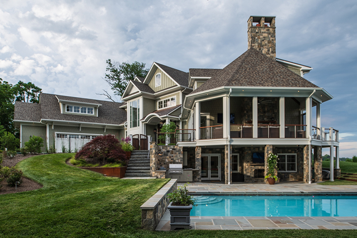 Sun Valley, Severna Park Project, Real Stone Veneer, Natural Stone Veneer, Sawn Thin Stone Veneer