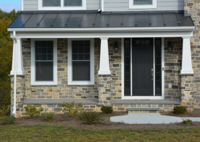 Terrapin Porch, Autumn Crest, Front Porch Columns, Real Stone Veneer, Natural Stone Veneer, Sawn Thin Stone Veneer