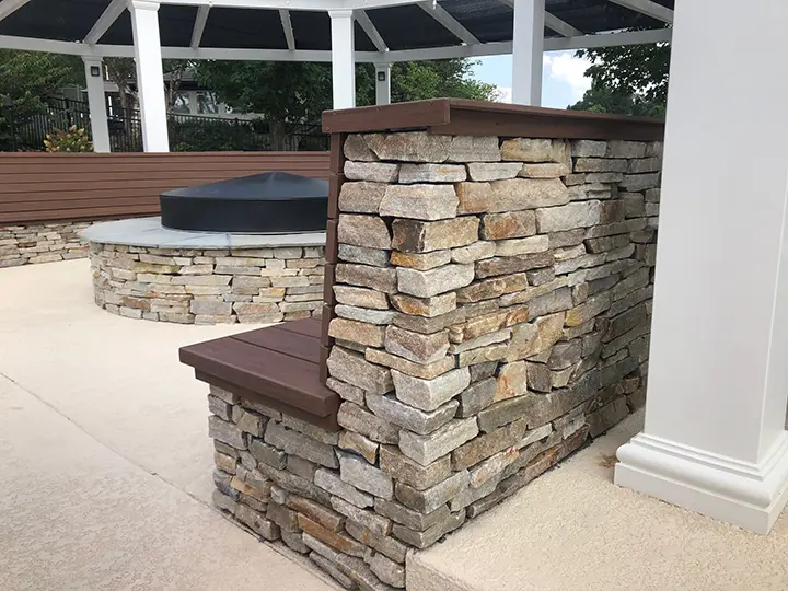 Crystal Creek, Ledgestone, Country Club Project, Real Stone Veneer, Natural Stone Veneer, Sawn Thin Stone Veneer