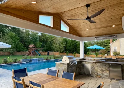 Ocean Blue Ledgestone Outdoor Living