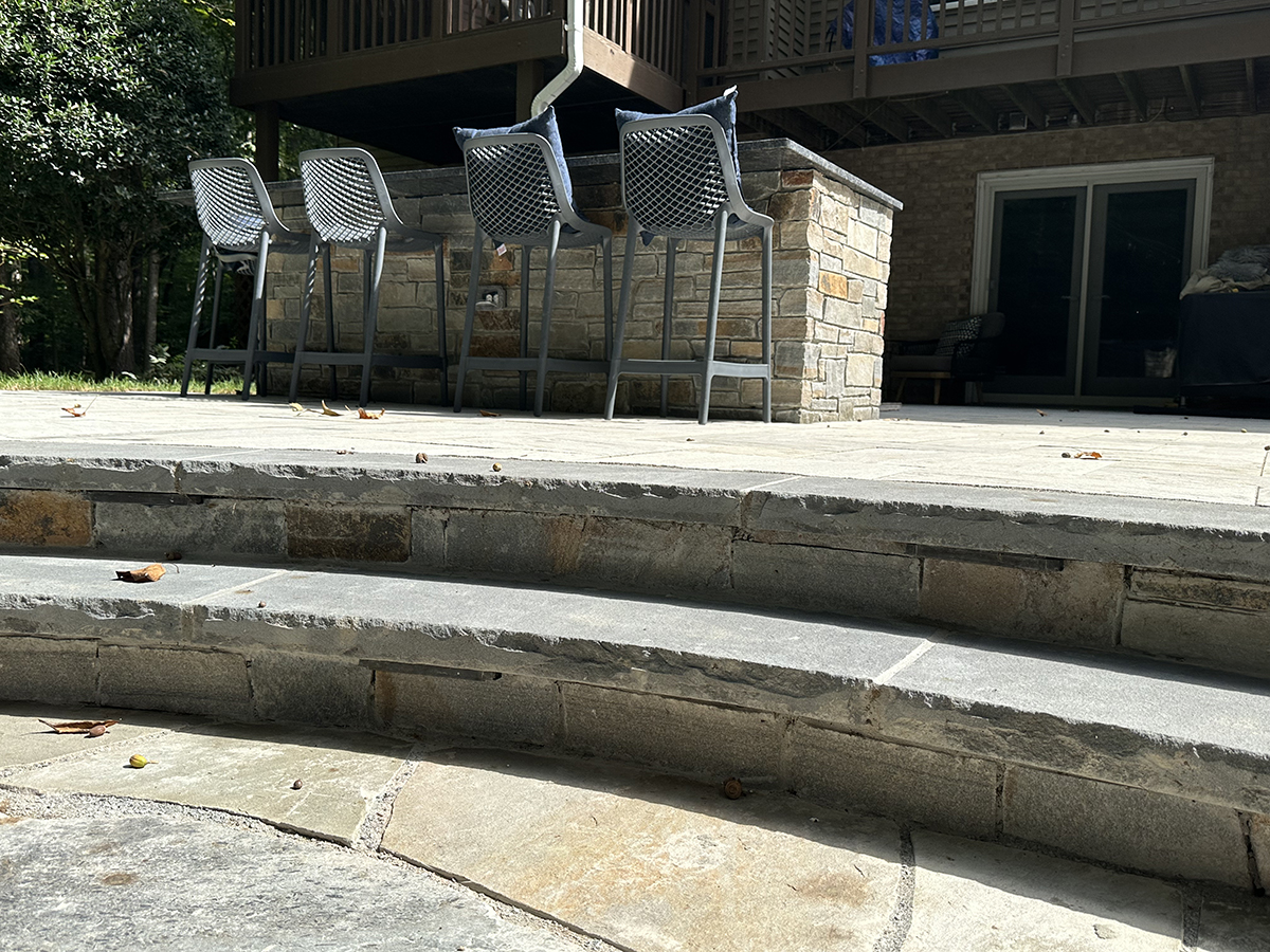 20230921_163058597_iOS Outdoor stairs with Clove Road Ledgestone from Natural Facing Real Stone Veneer