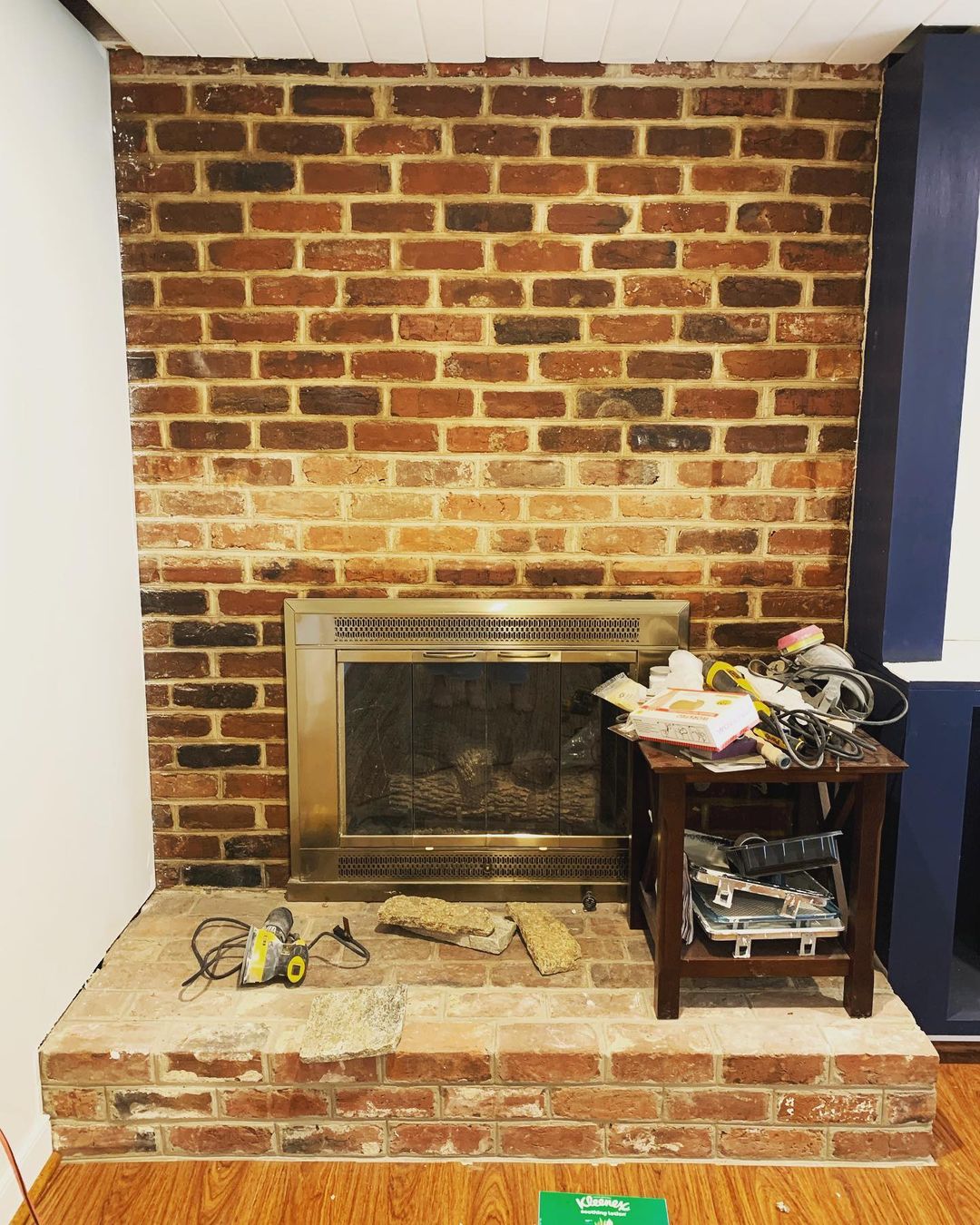 294124230_185398277182260_1717922383479645579_n Brick Fireplace before remodel