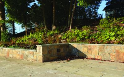 Real Stone Veneer for Retaining Walls