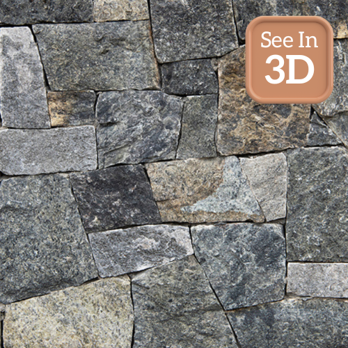 Buckeye Mosaic Real Stone Veneer Swatch with 3D Call Out