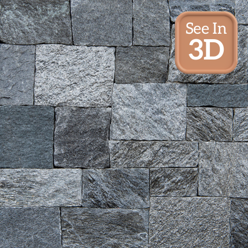 Wilmington Roughly Rectangular Stone Veneer Swatch with 3D Call Out